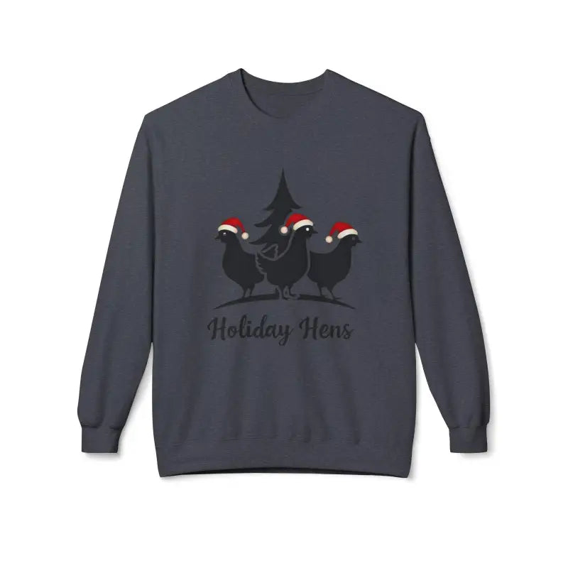 Ocean State Styles Sweater Fleece Holiday Hens Design