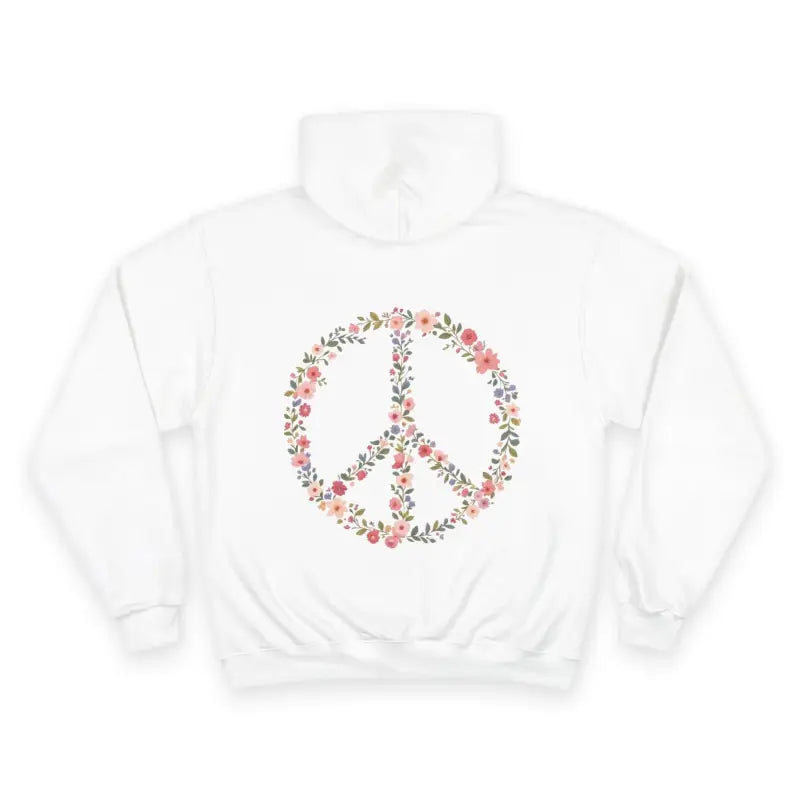 Ocean State Styles Champion Floral Peace Sign Hoodie