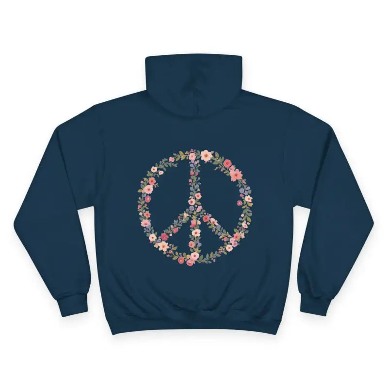 Ocean State Styles Champion Floral Peace Sign Hoodie