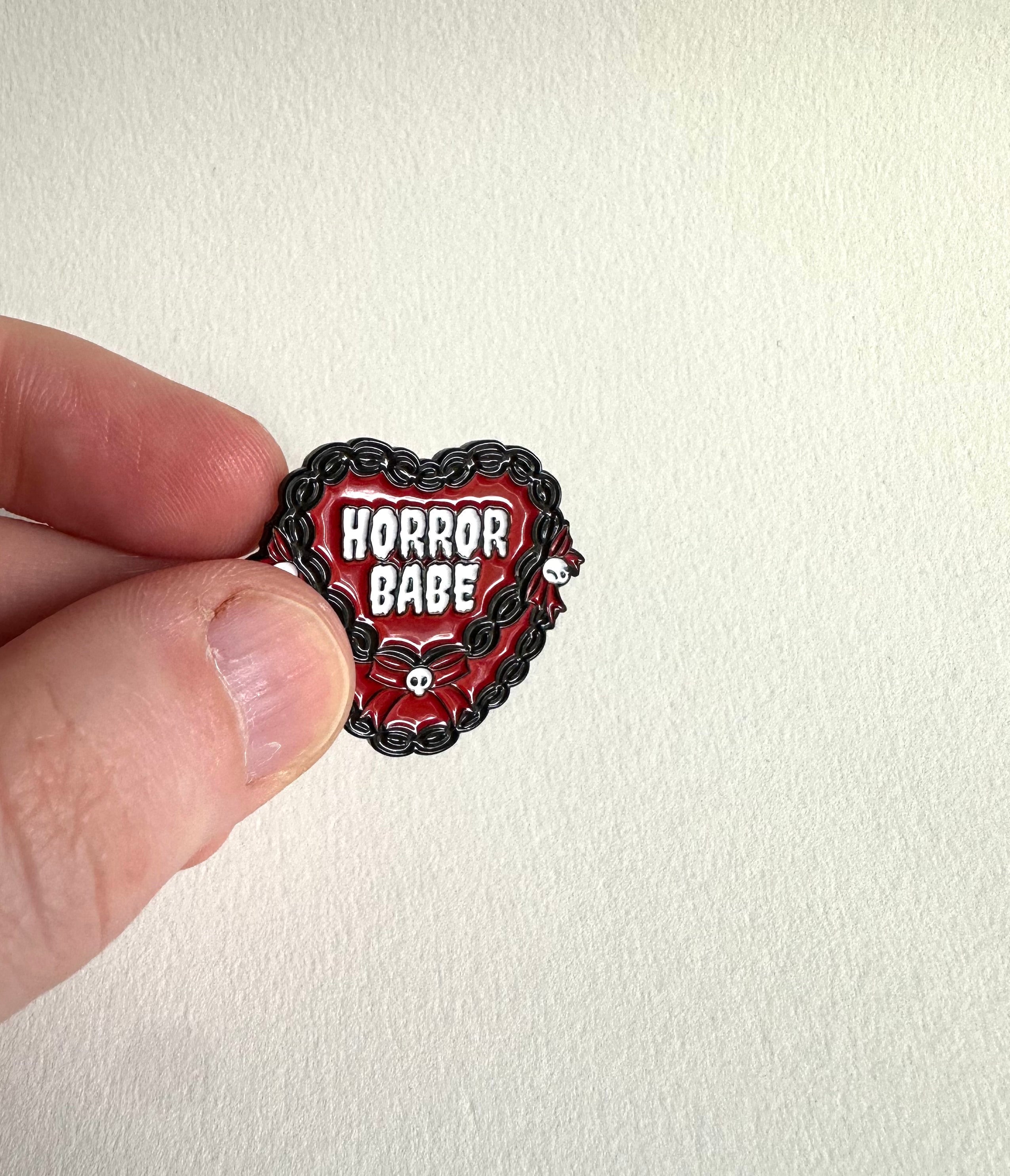 Horror Babe Cake Enamel Pin
