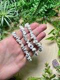 Howlite Chip Bracelet