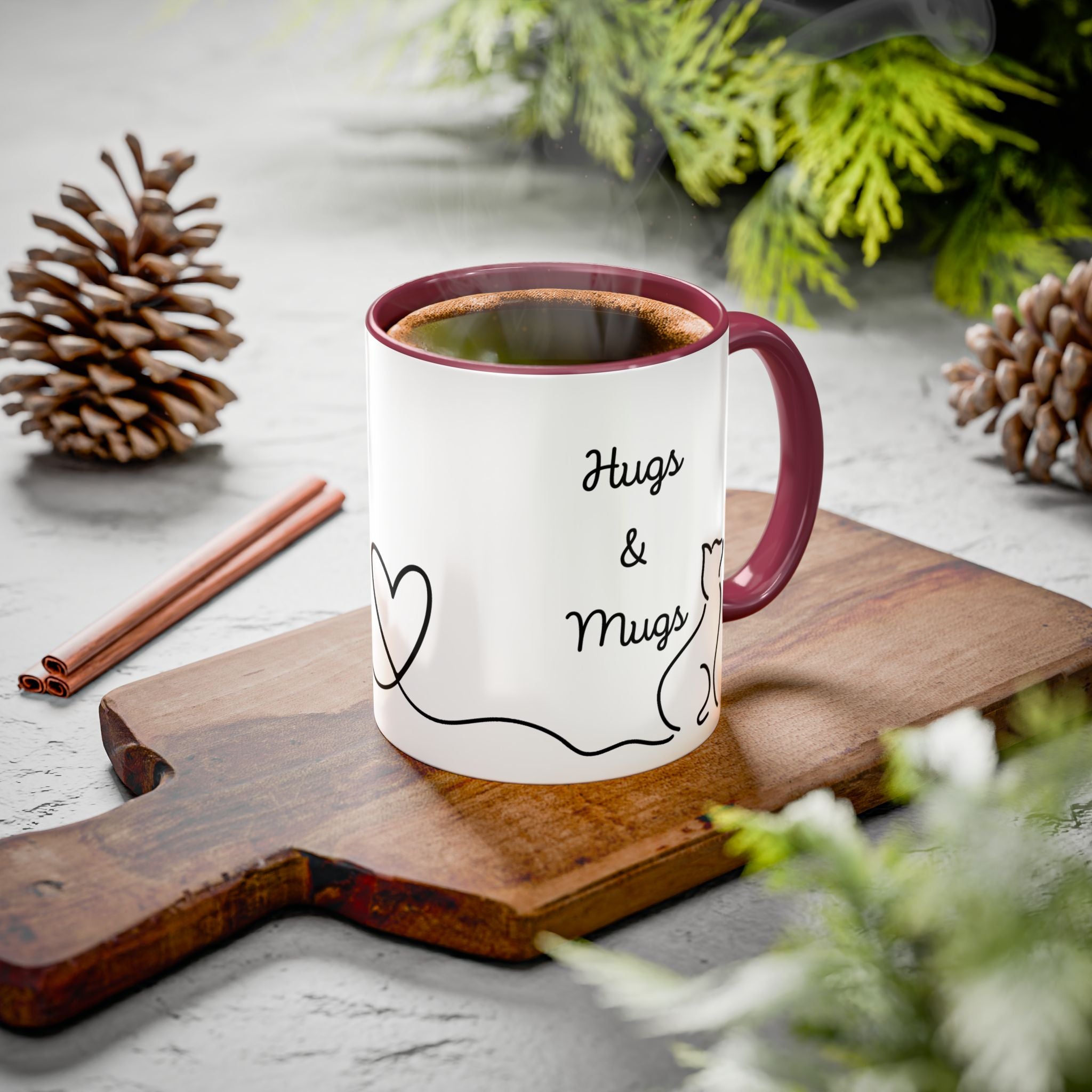 Hugs & Mugs Color Coffee Mug for a Colorful Coffee Experience