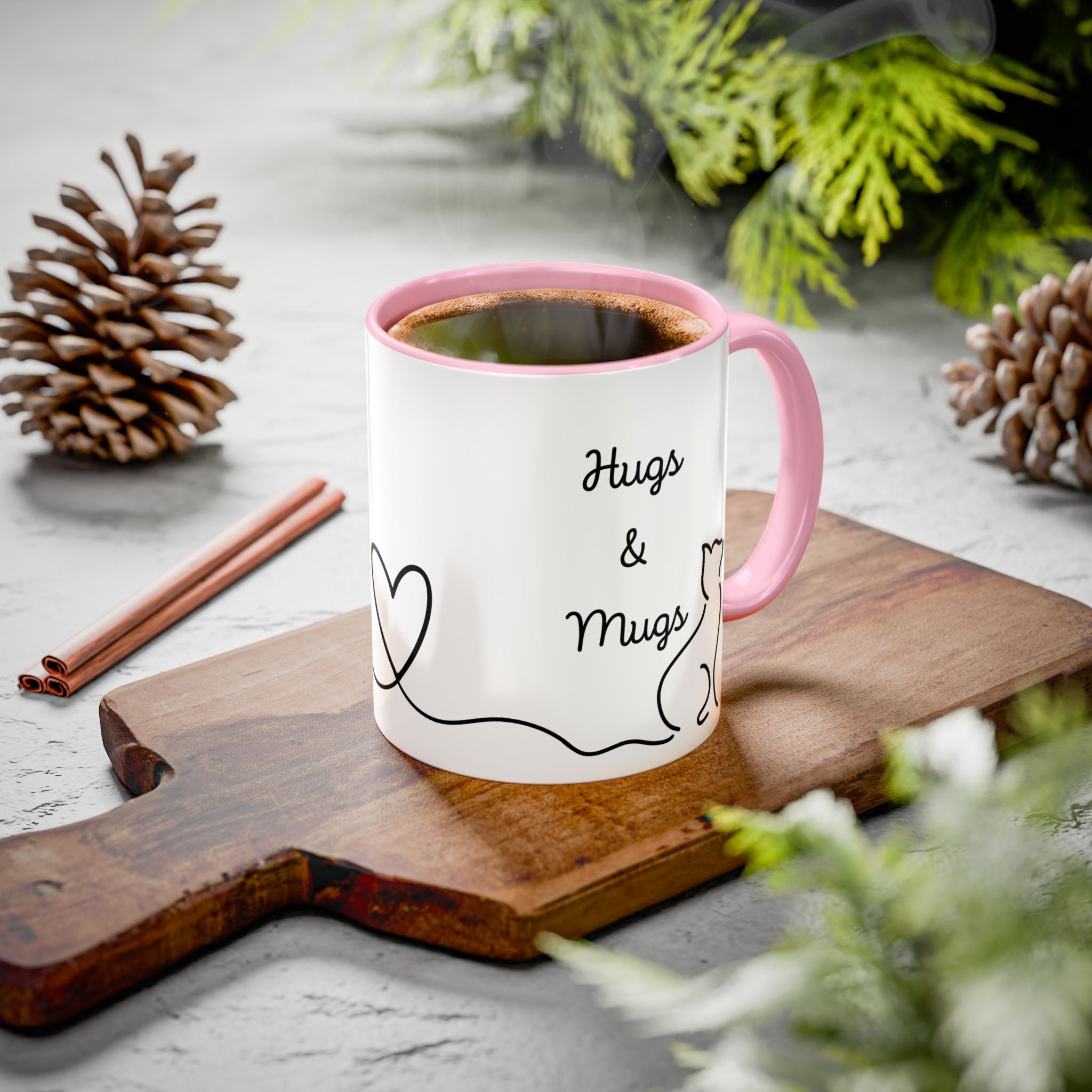 Hugs & Mugs Color Coffee Mug for a Colorful Coffee Experience