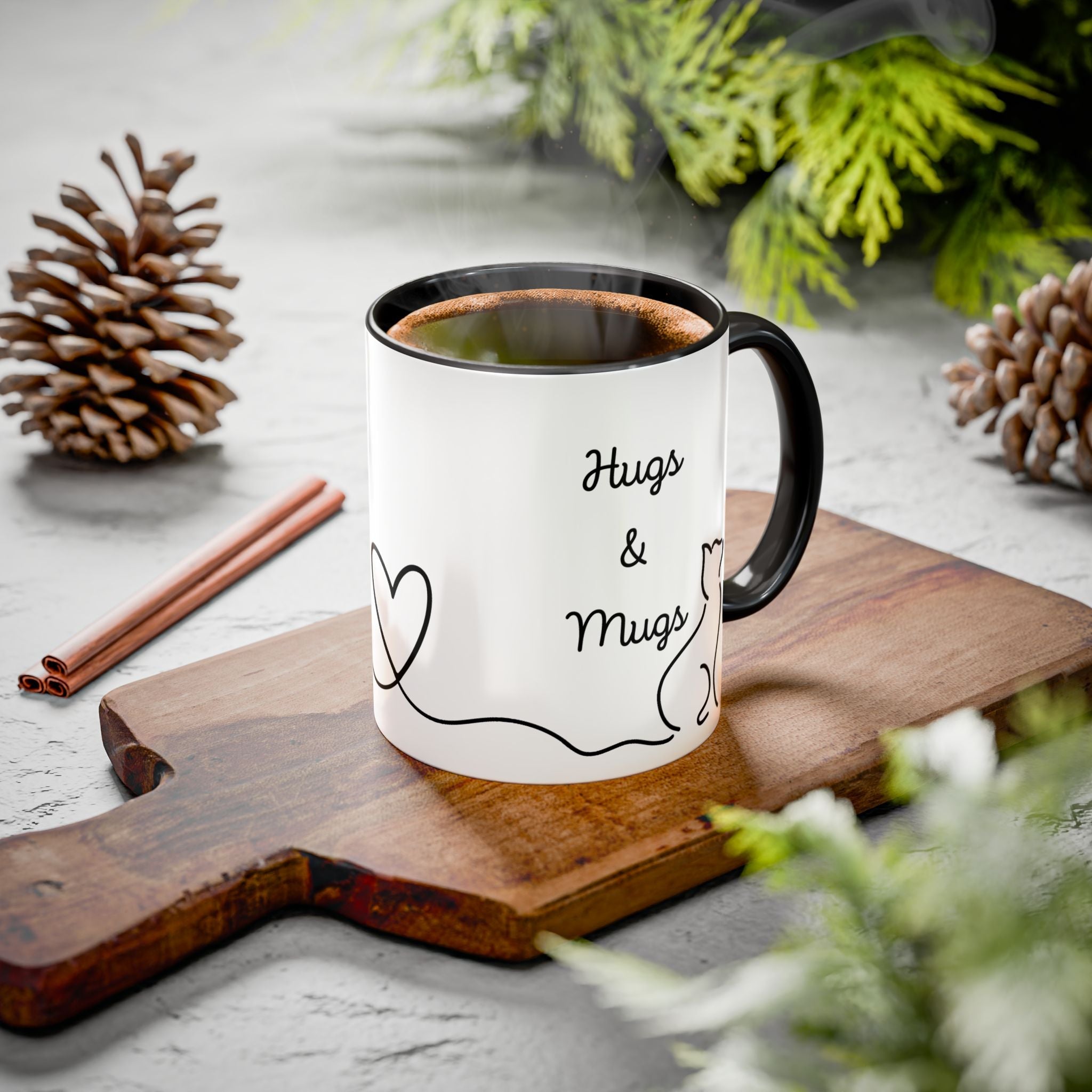 Hugs & Mugs Color Coffee Mug for a Colorful Coffee Experience