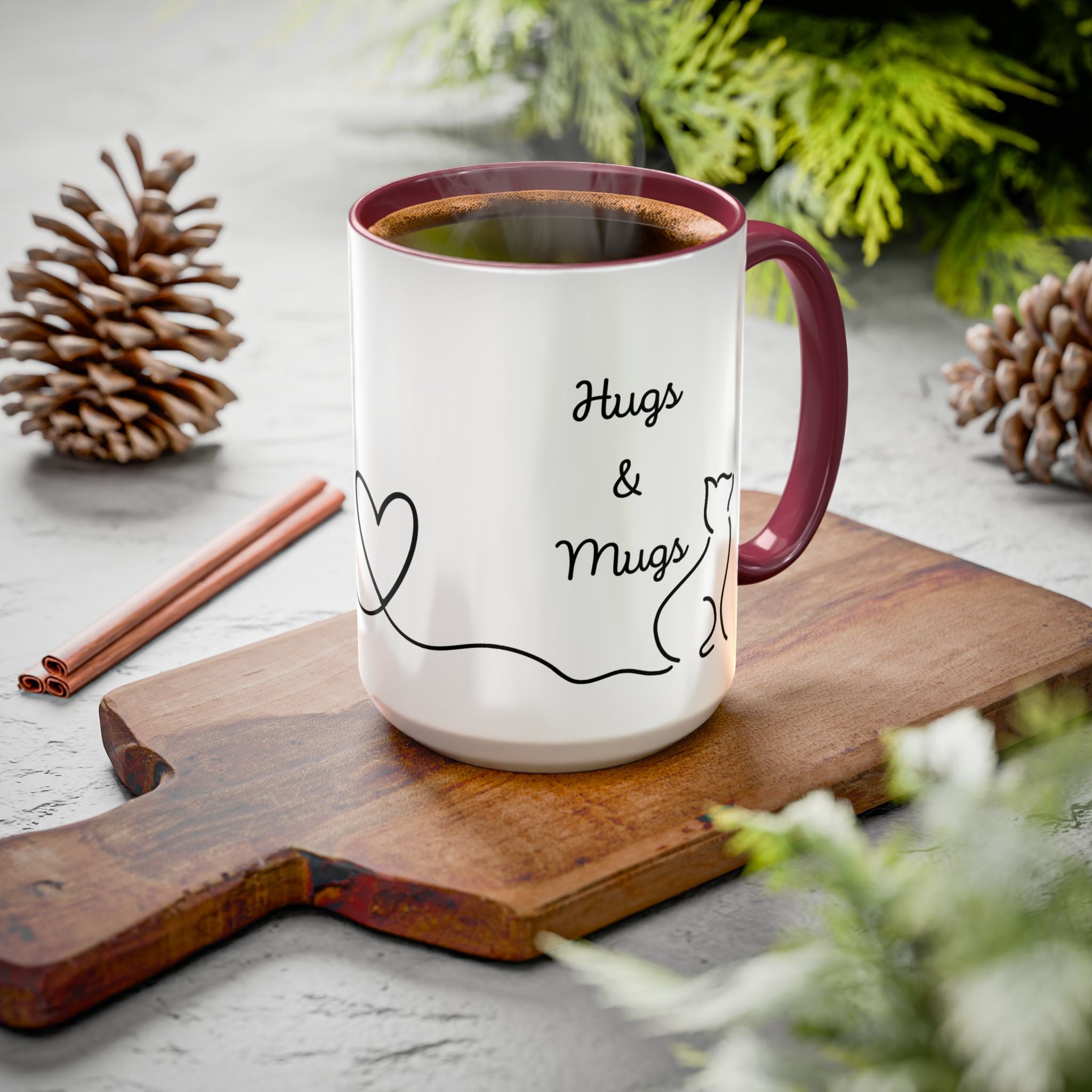 Hugs & Mugs Color Coffee Mug for a Colorful Coffee Experience