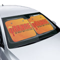 Humorous Car Sun Shades - 'Orange is Not My Color!'