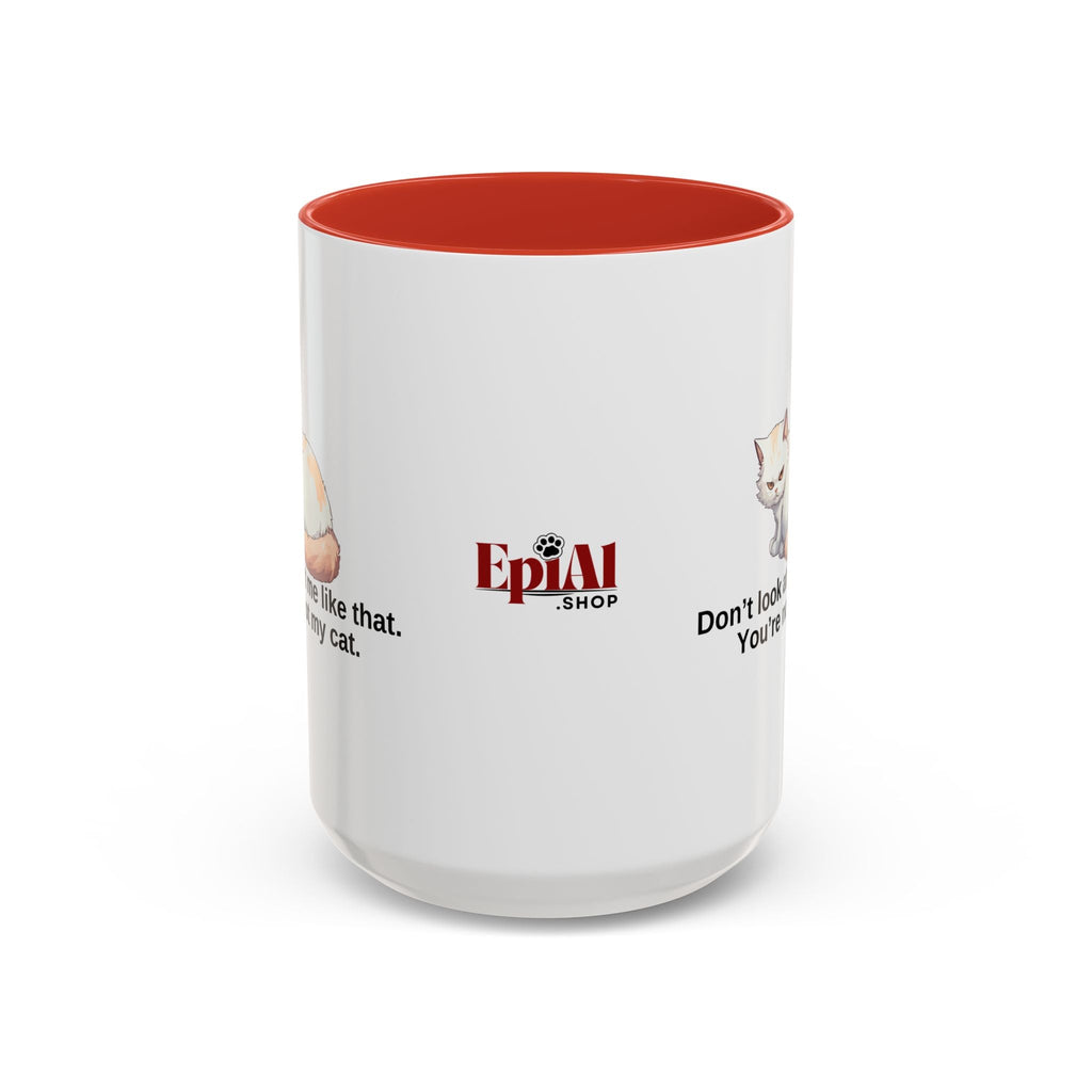 Humorous Cat Lover's Coffee Mug - 11/15oz Accent Mug