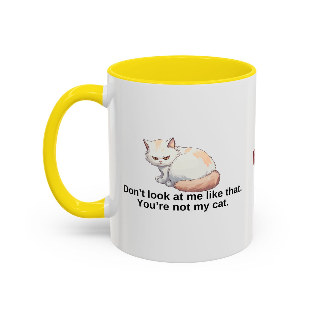 Humorous Cat Lover's Coffee Mug - 11/15oz Accent Mug