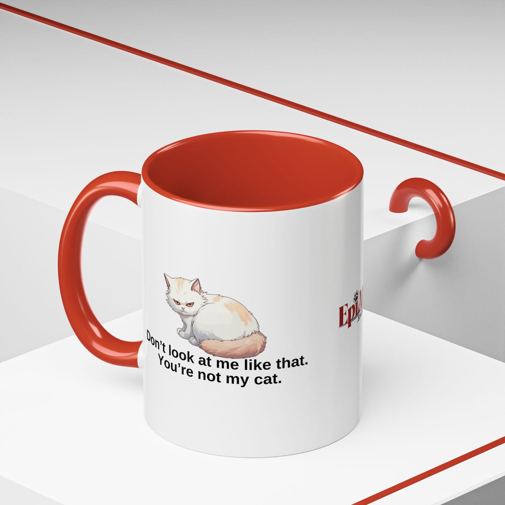Humorous Cat Lover's Coffee Mug - 11/15oz Accent Mug