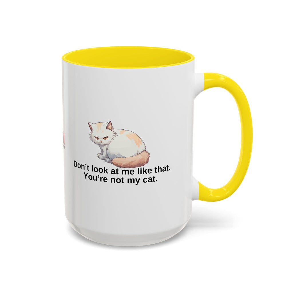 Humorous Cat Lover's Coffee Mug - 11/15oz Accent Mug