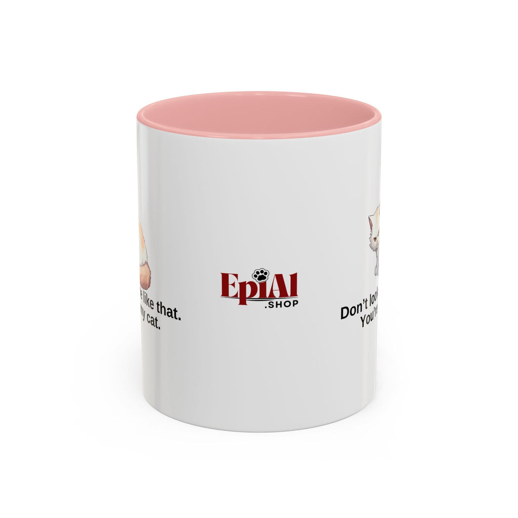 Humorous Cat Lover's Coffee Mug - 11/15oz Accent Mug