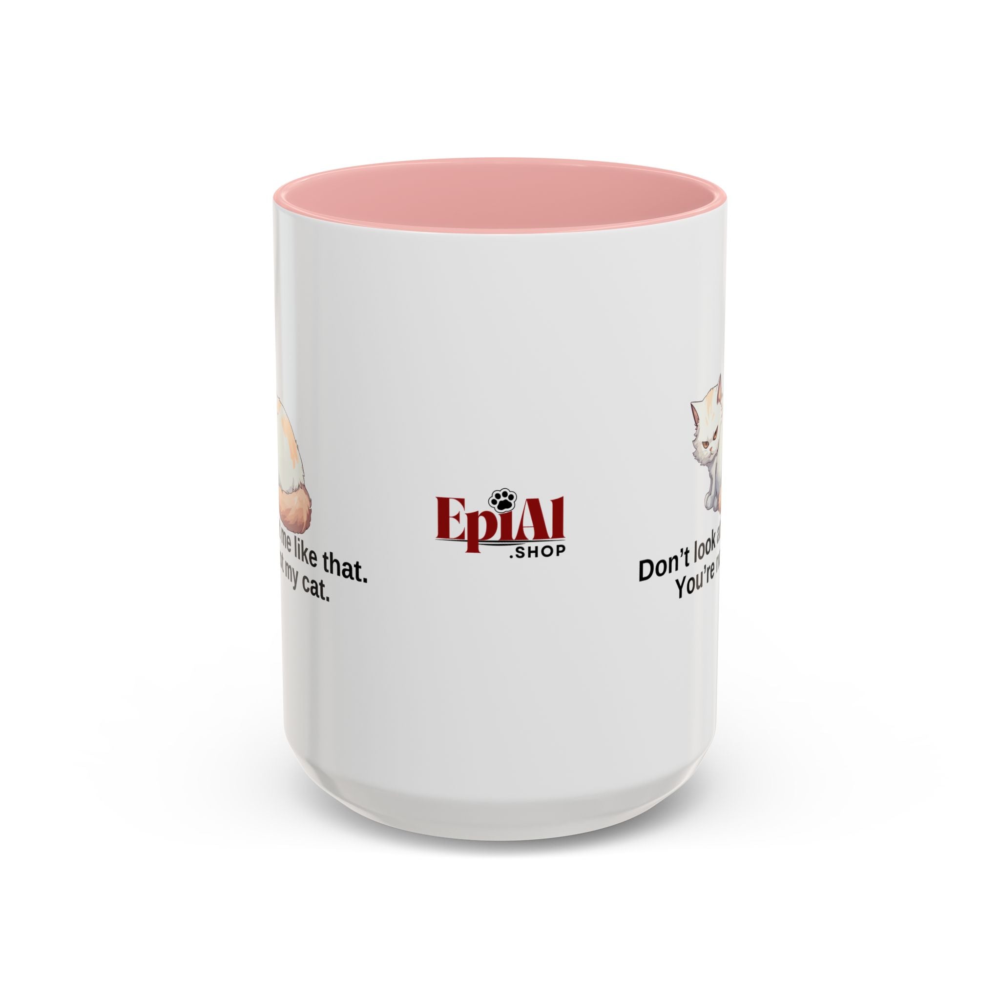 Humorous Cat Lover's Coffee Mug - 11/15oz Accent Mug