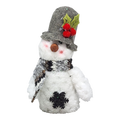 Charming Plush Snowman Ornament -