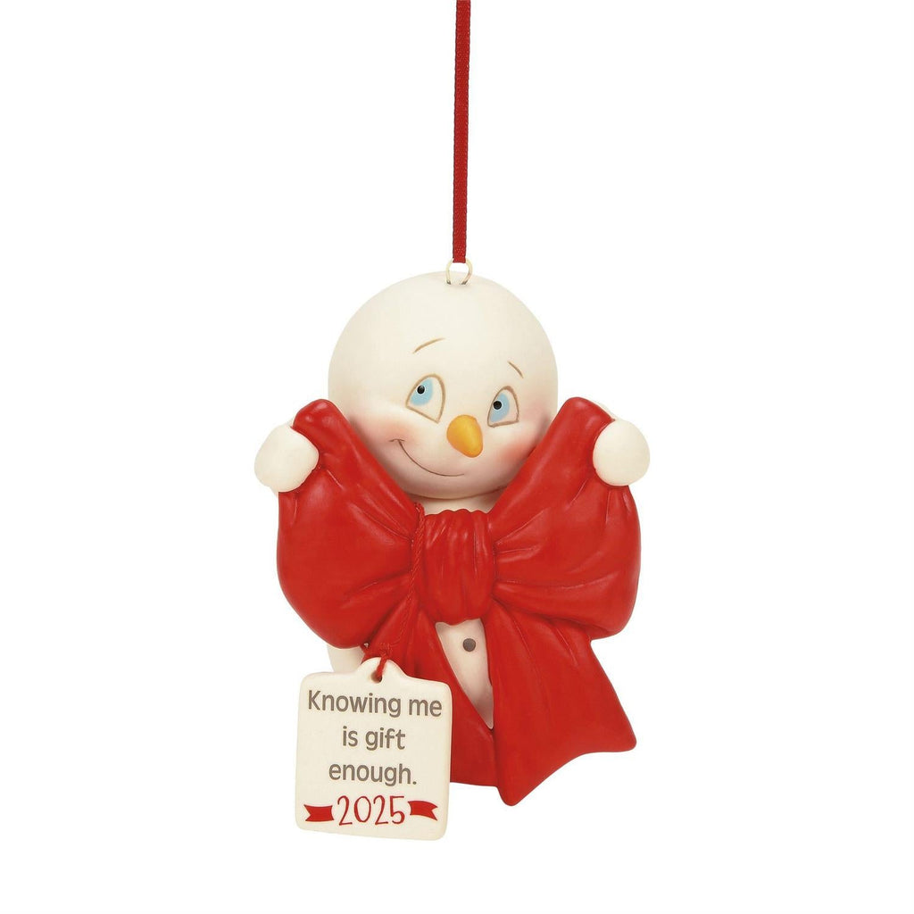 Knowing Me Is A Gift Enough - Dated Ornament