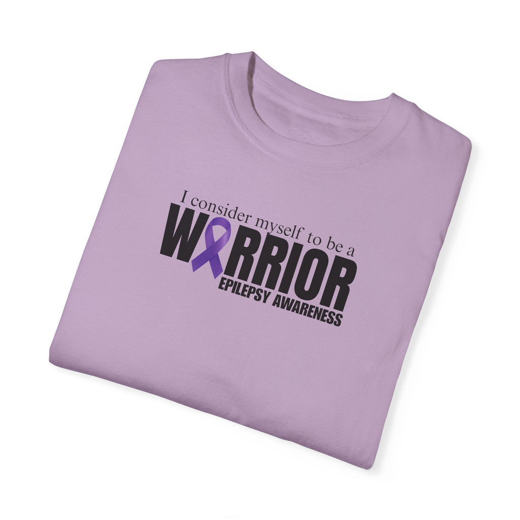 I Am a Warrior Epilepsy T-Shirt | Unisex Garment-Dyed Tee for Awareness