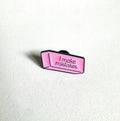 I Make Mistakes Eraser Enamel Pin