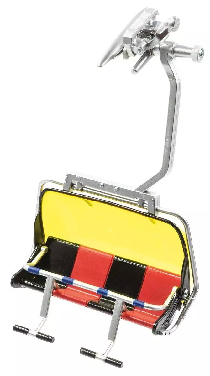 Ski Lift Seater - Red/Black 4 Person