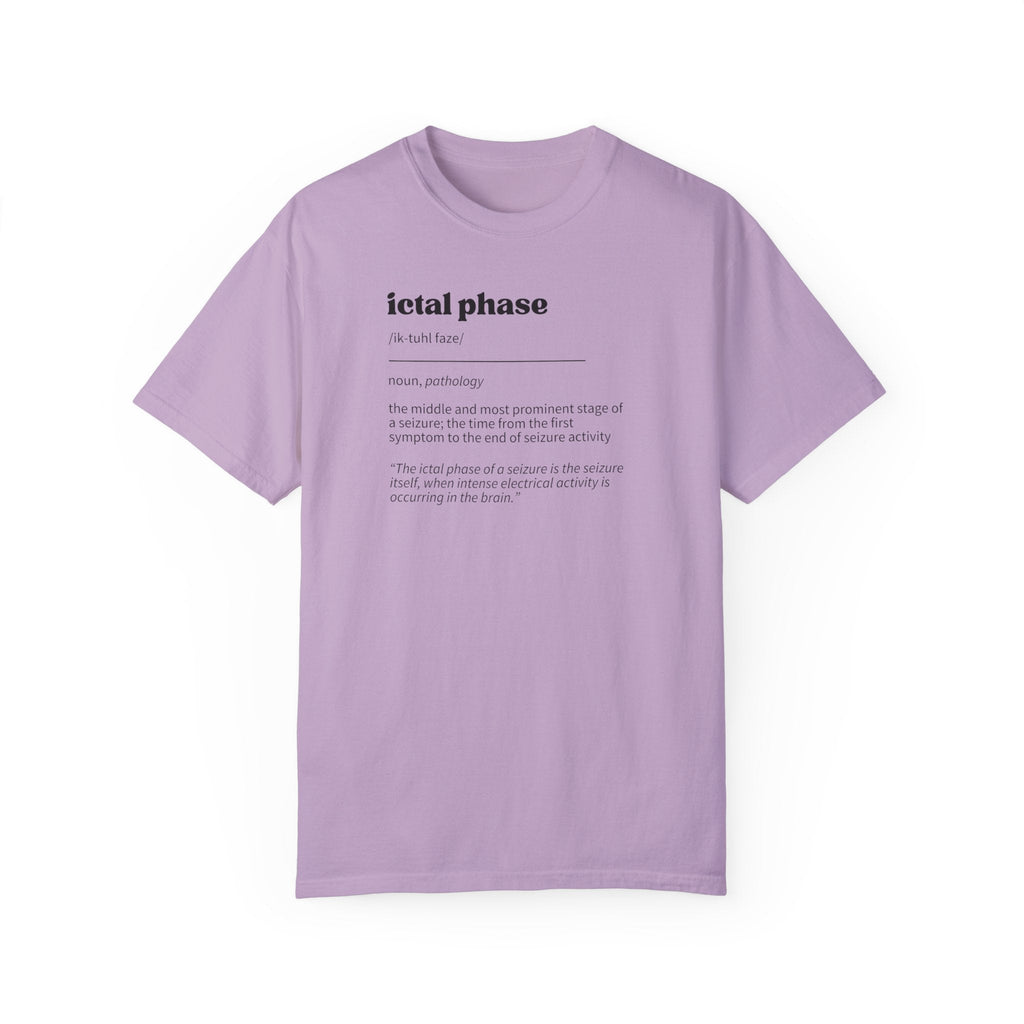 Ictal Phase Definition Unisex Garment-Dyed T-shirt