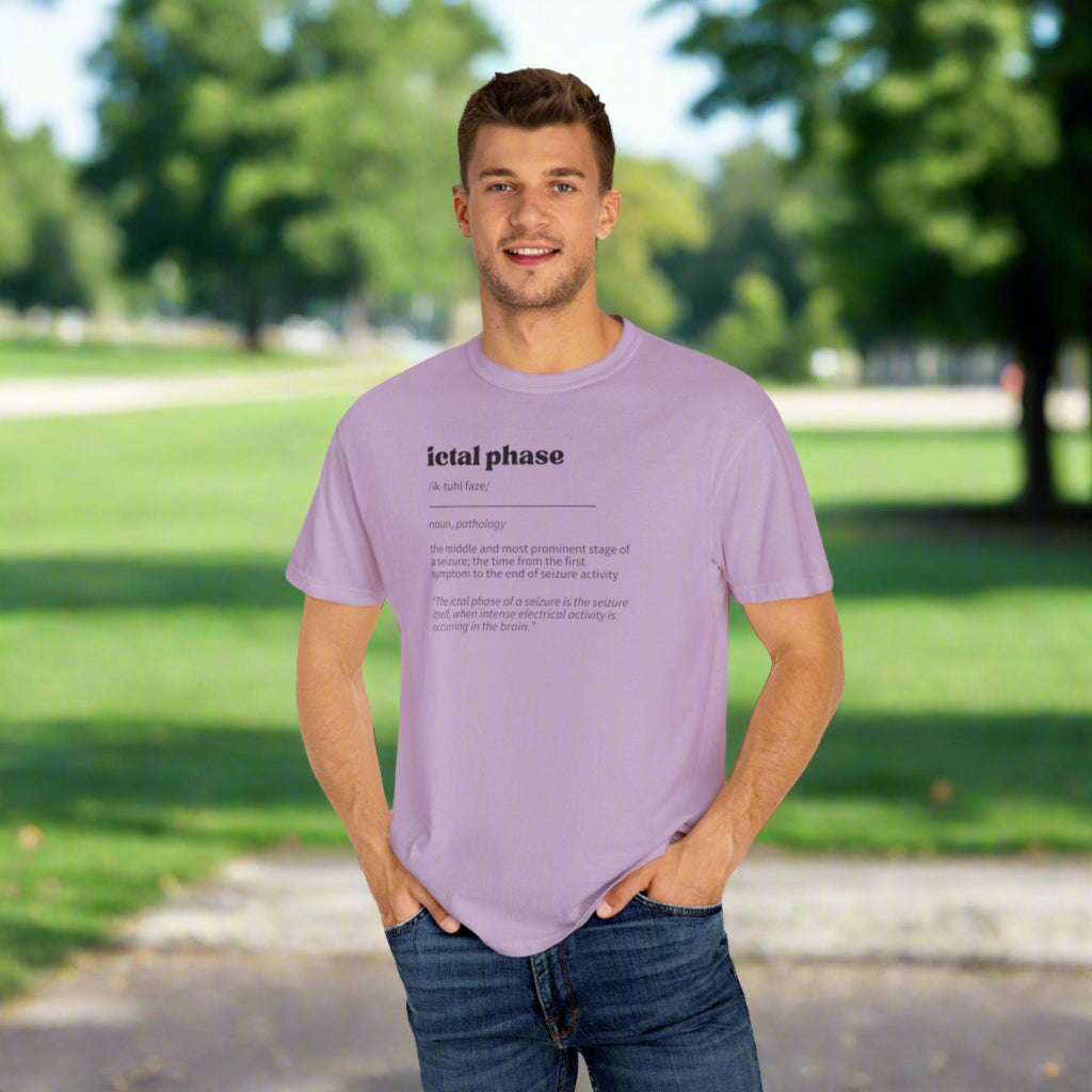 Ictal Phase Definition Unisex Garment-Dyed T-shirt