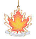 Solid Brass Ornament - Vermont Maple Leaf