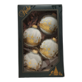 Krebs Value Glass Ornament 4 pack - Golden Nativity
