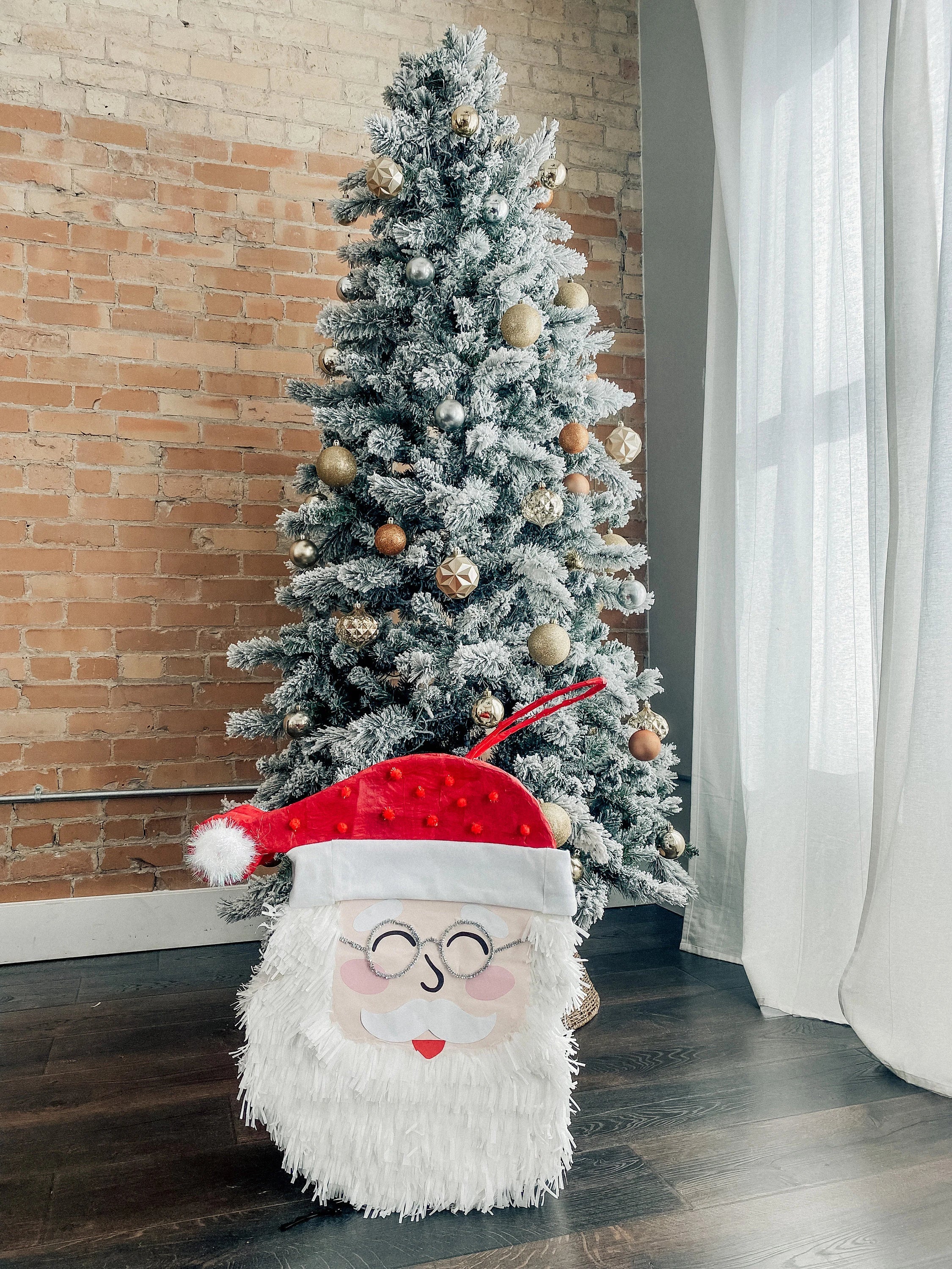 🎅 Santa Claus Piñata – Handmade 22” Christmas Party Decoration & Candy Holder