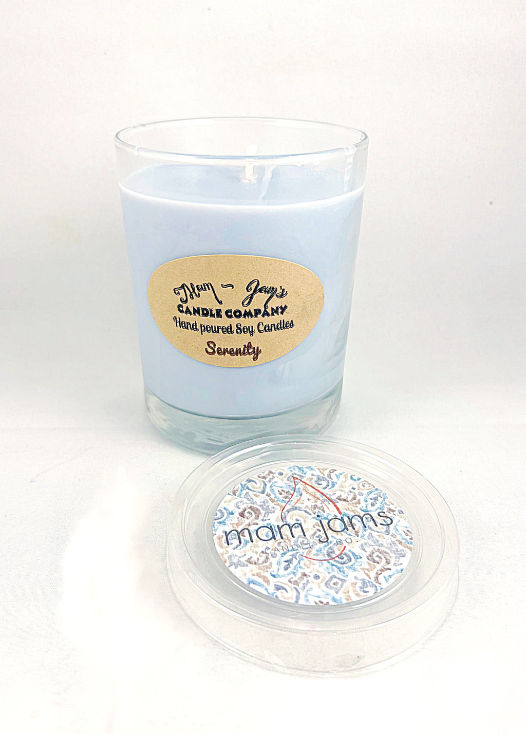 Serenity Soy Candle – Calm & Relaxing Scent | Mam Jam’s