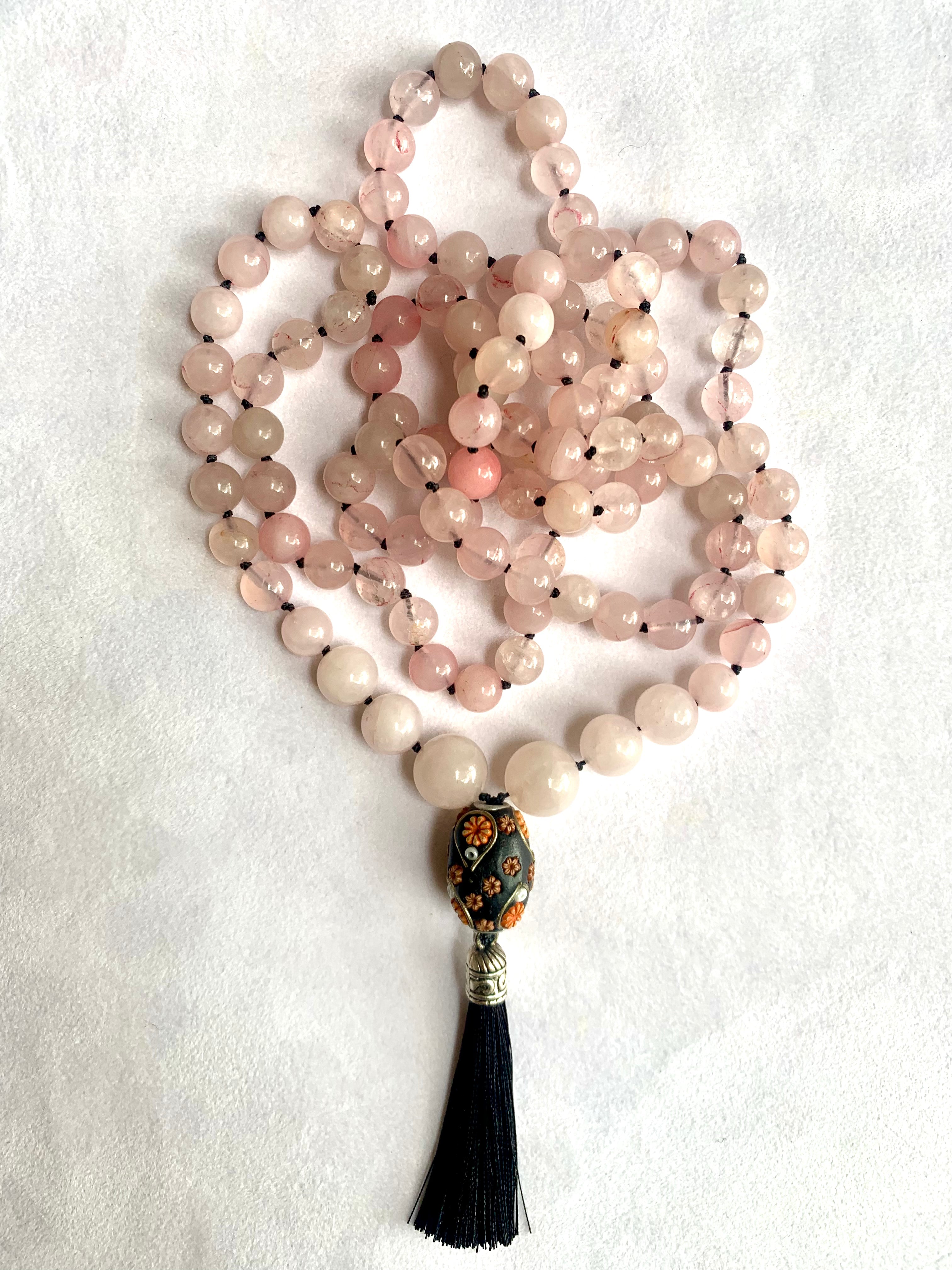 Eleos Mala - Sensitivity - Rose Quartz