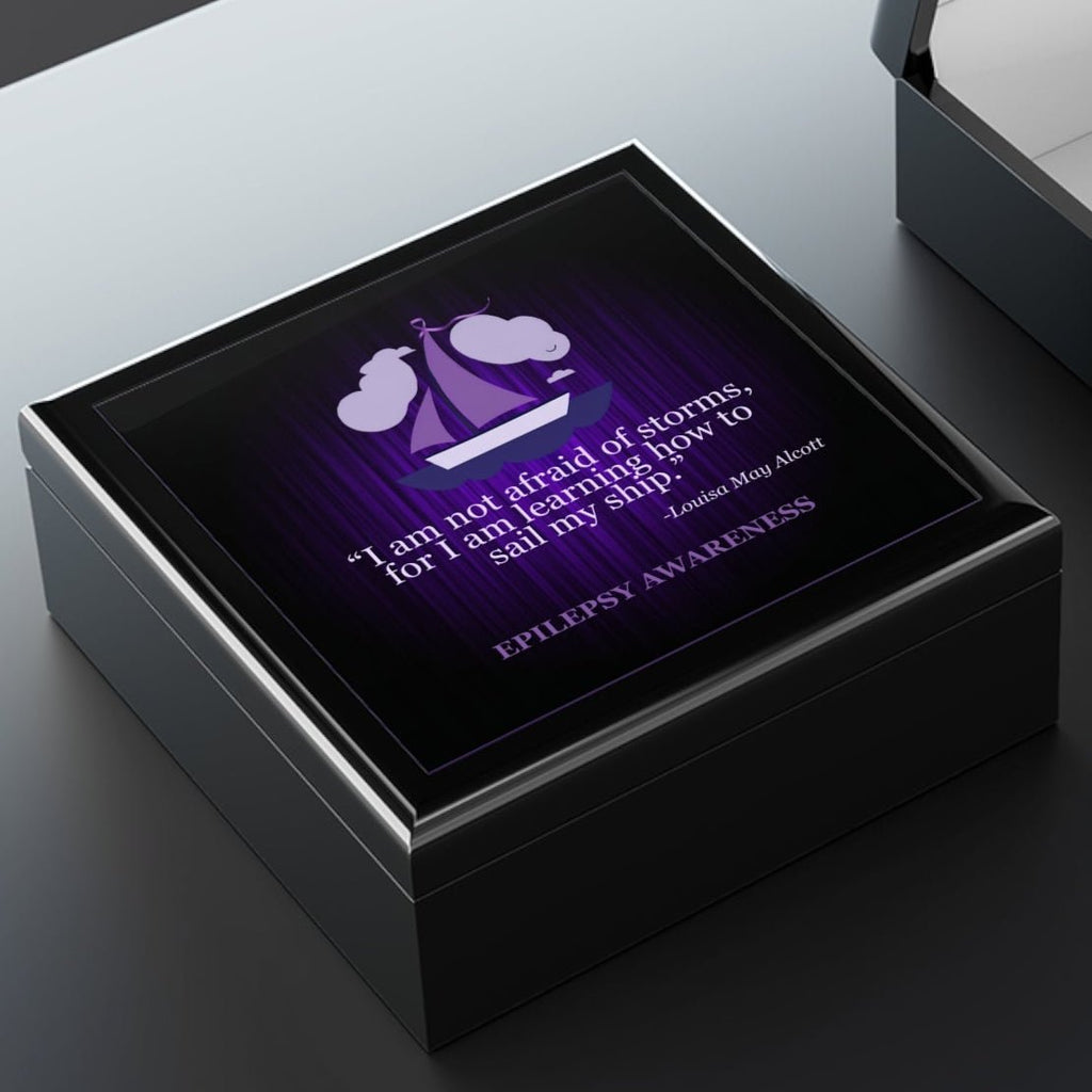 Inspirational Epilepsy Awareness Jewelry Box - Perfect Gift for Awareness