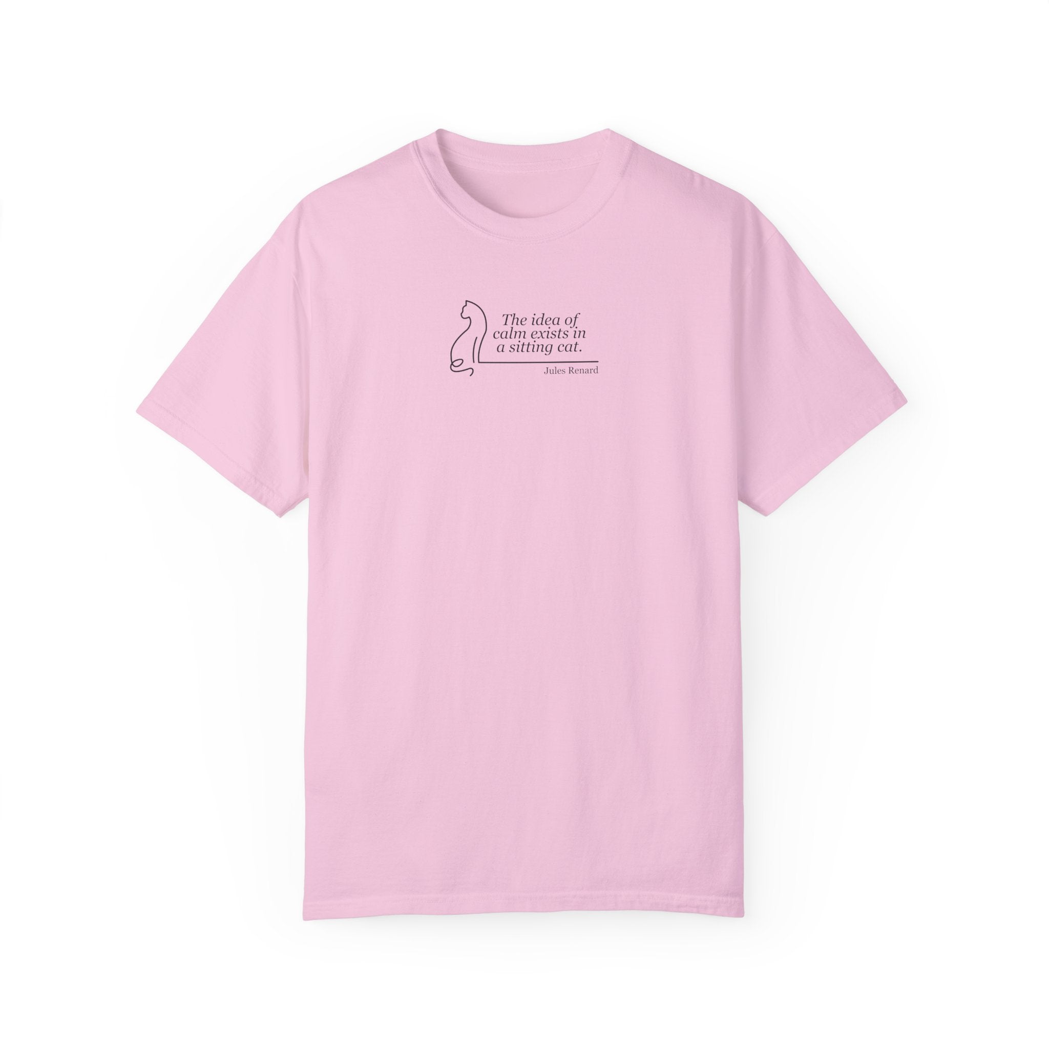 Inspirational Unisex Garment-Dyed T-shirt - 'The Idea of Comfort' Design
