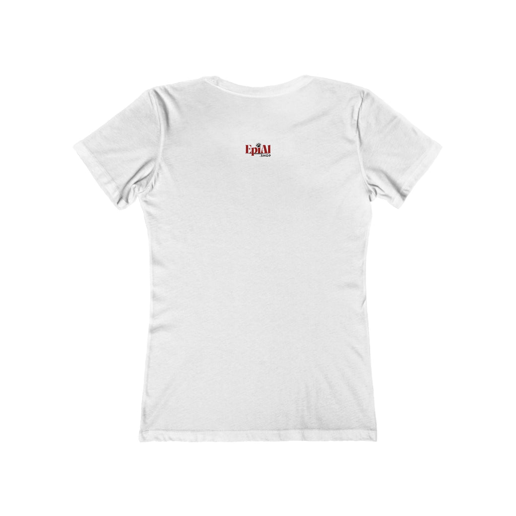 Inspirational Women’s Boyfriend Tee - "We Jumped So High, We Touched the Blue Sky!"
