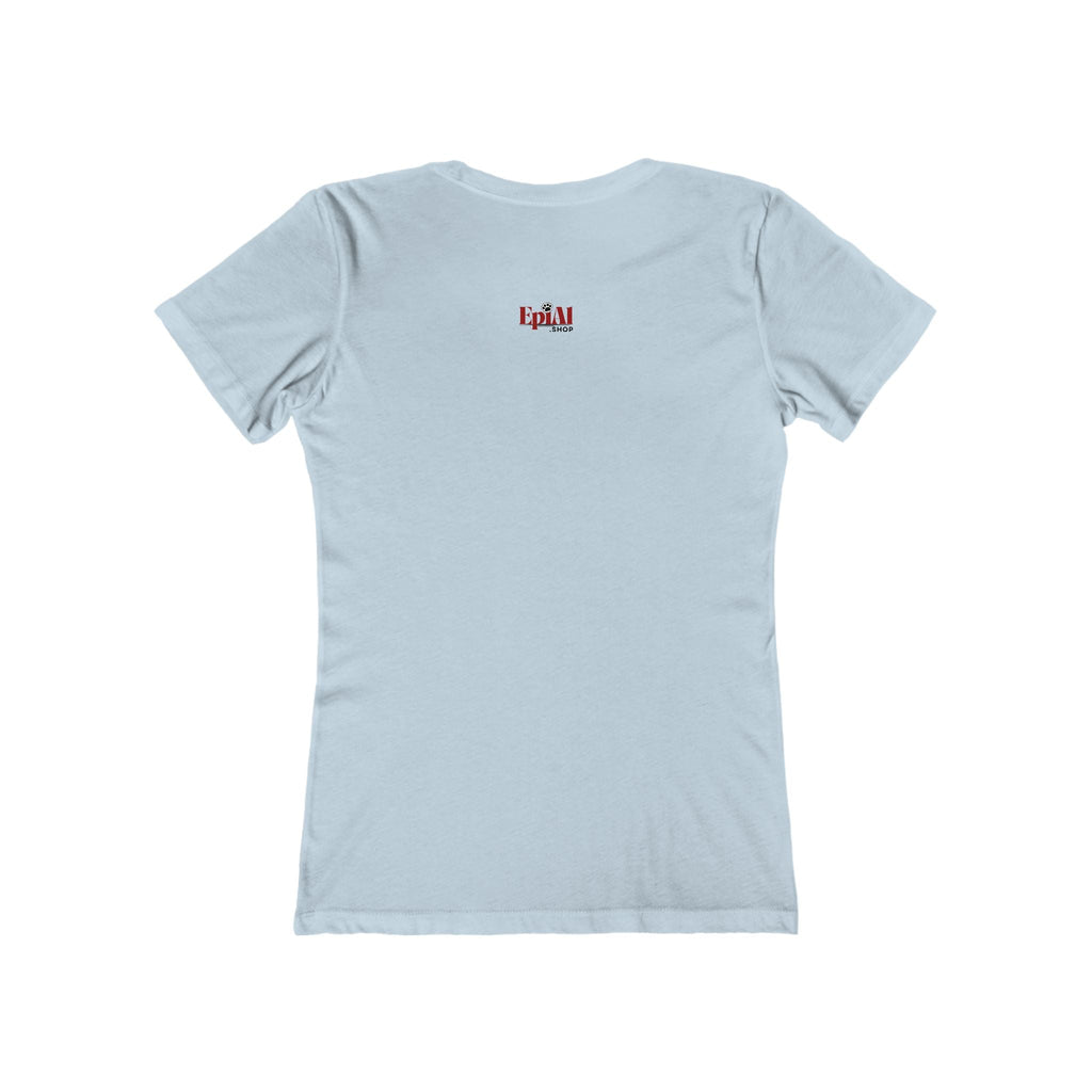 Inspirational Women’s Boyfriend Tee - "We Jumped So High, We Touched the Blue Sky!"