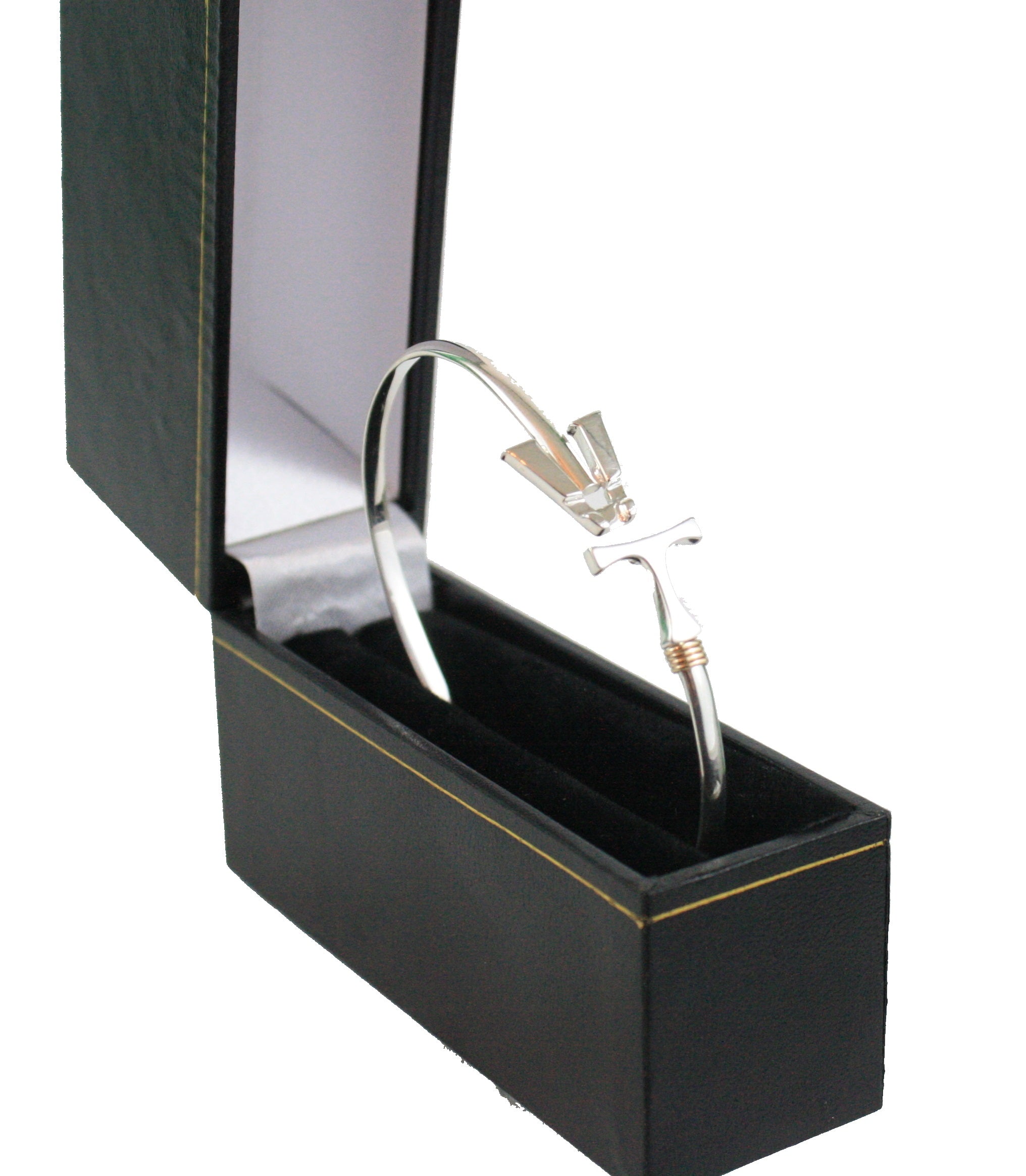 Vermont   Hook Bracelet Silver - 3mm Band - 8 Inch