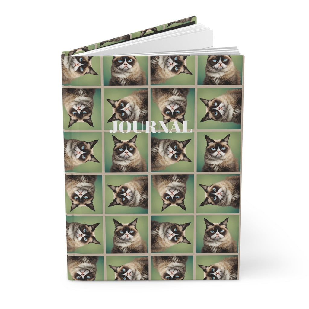 Irritable Cat Hardcover Journal - Perfect for Pet Lovers & Journal Enthusiasts