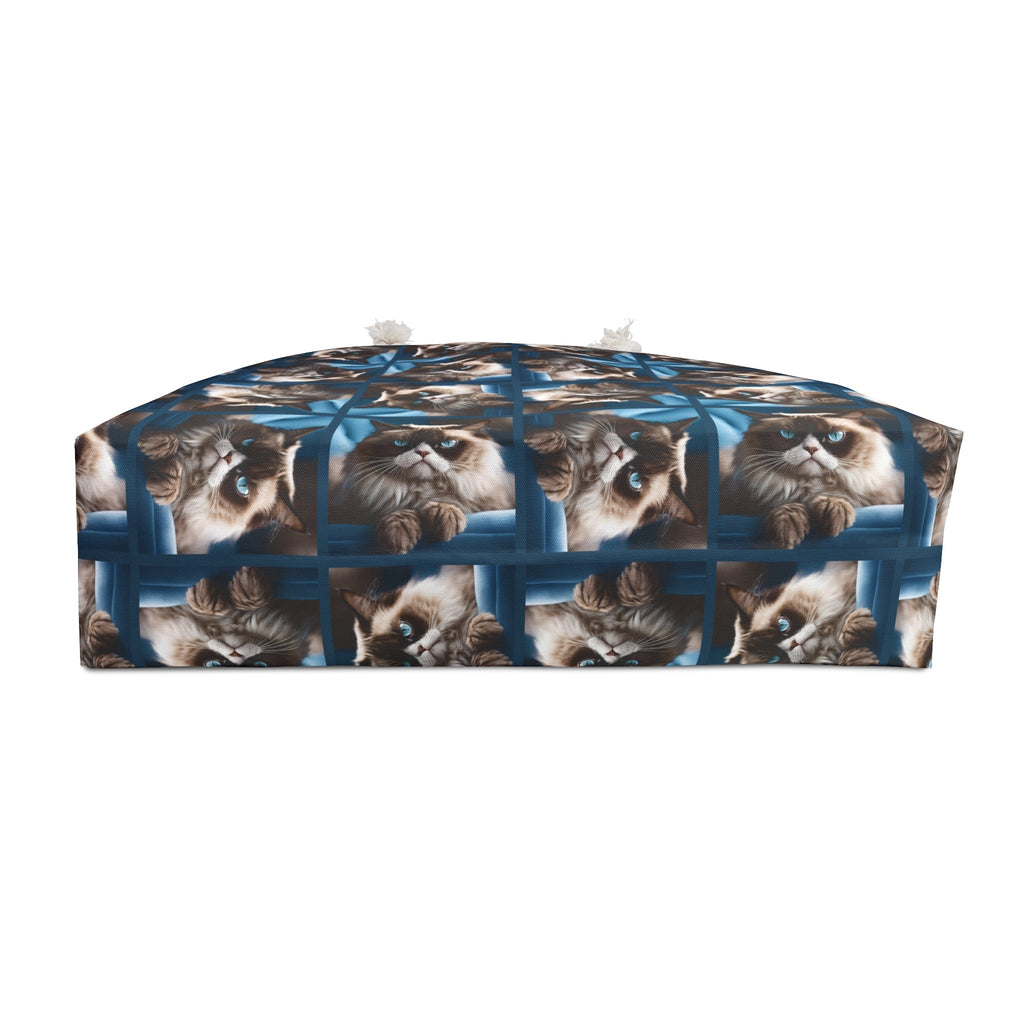 Irritable Cat Print Weekender Bag for Cat Lovers