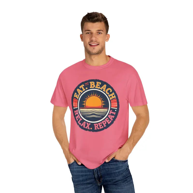 Ocean State Styles Island Reef Garment Dyed Eat Beach Tee