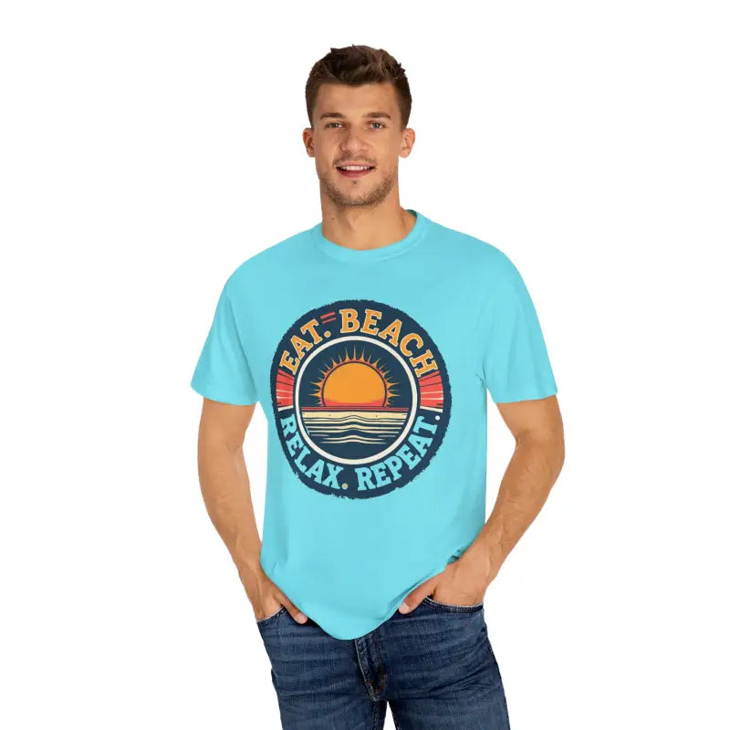 Ocean State Styles Island Reef Garment Dyed Eat Beach Tee