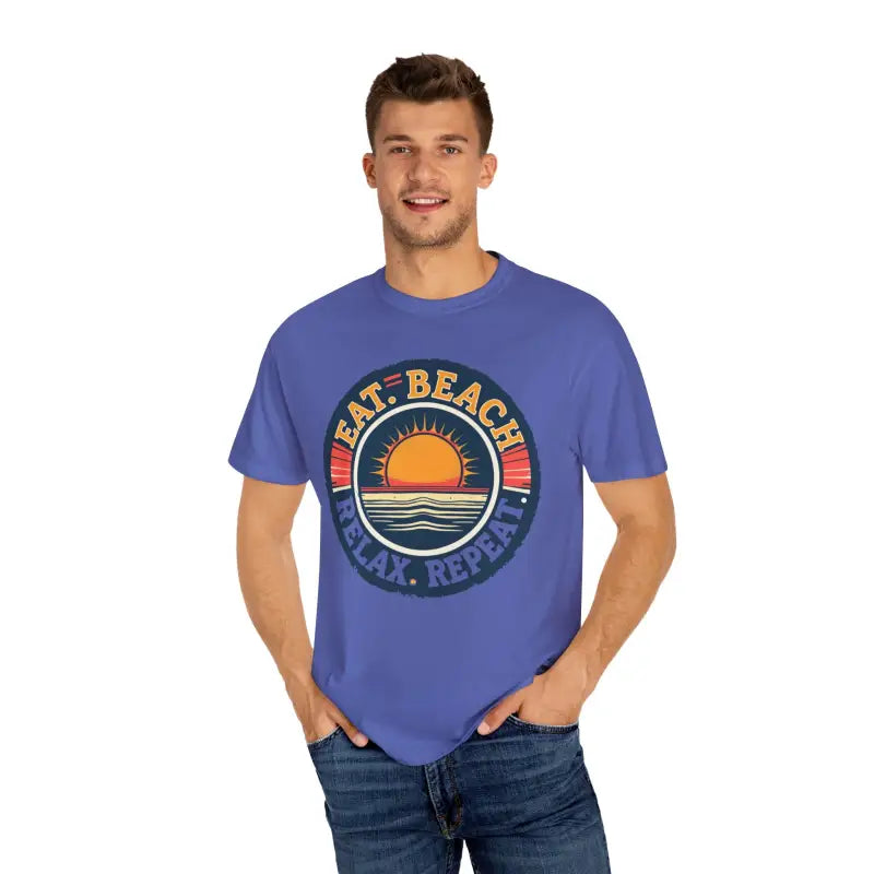 Ocean State Styles Island Reef Garment Dyed Eat Beach Tee