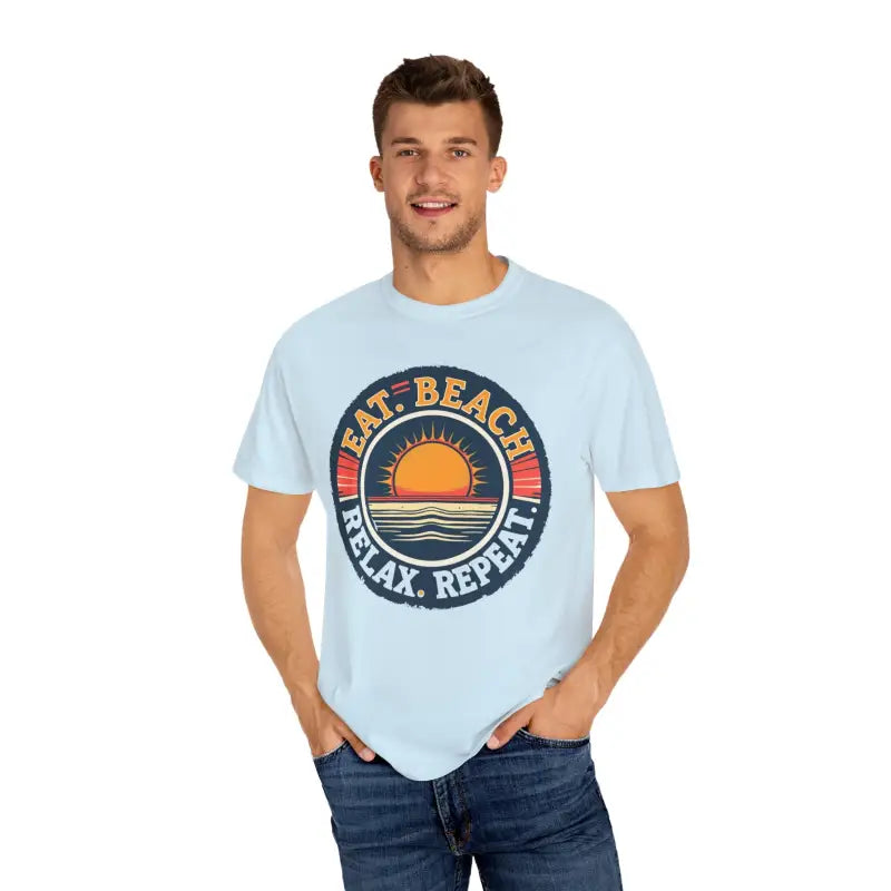 Ocean State Styles Island Reef Garment Dyed Eat Beach Tee