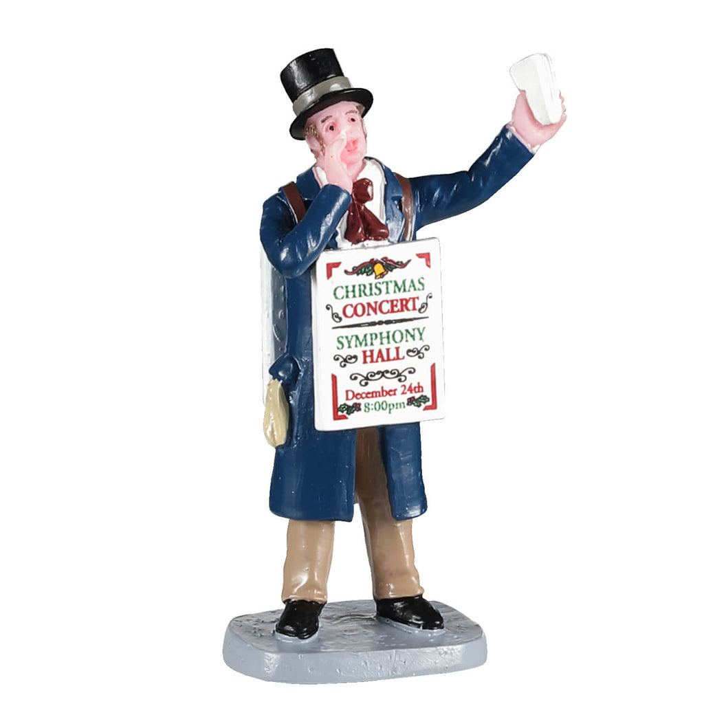 Christmas Concert Sandwich-sign Man