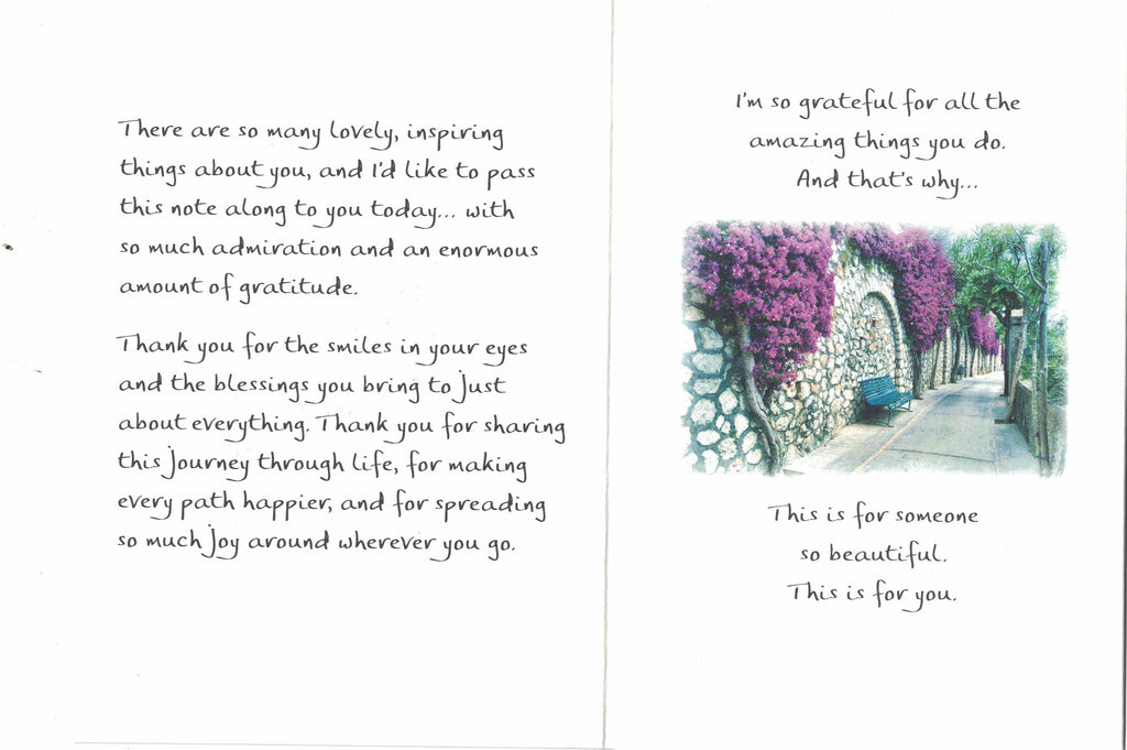 To Beautiful You - Greeting Card