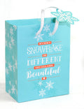 Small Lettering Gift Bag - Snowflake
