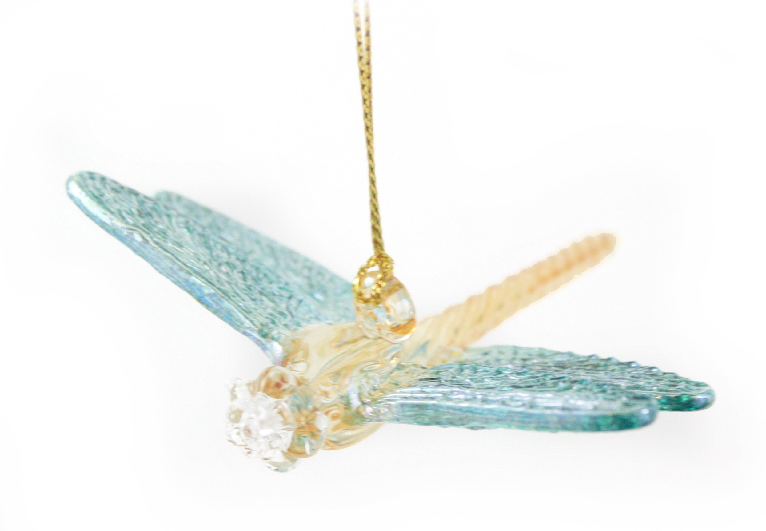 Egyptian Glass Dragon Fly - Green Wings