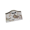 Metal Holiday Chickadee Decorative Tote - Small Size