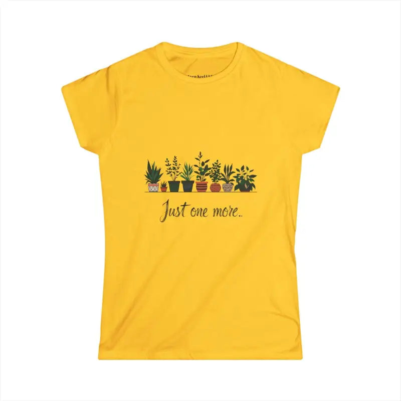 Ocean State Styles Just One More Plant Womens Tee Lovers