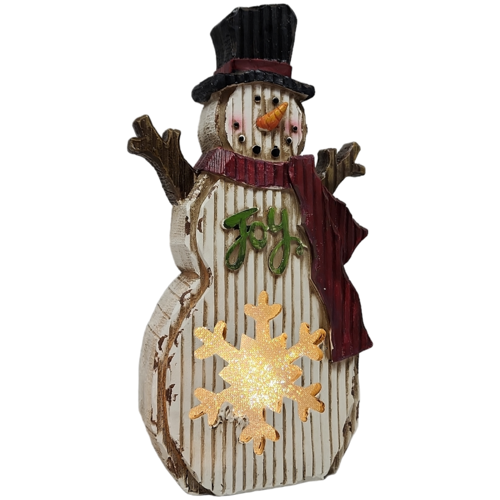 Lightup Snowman Figurine -