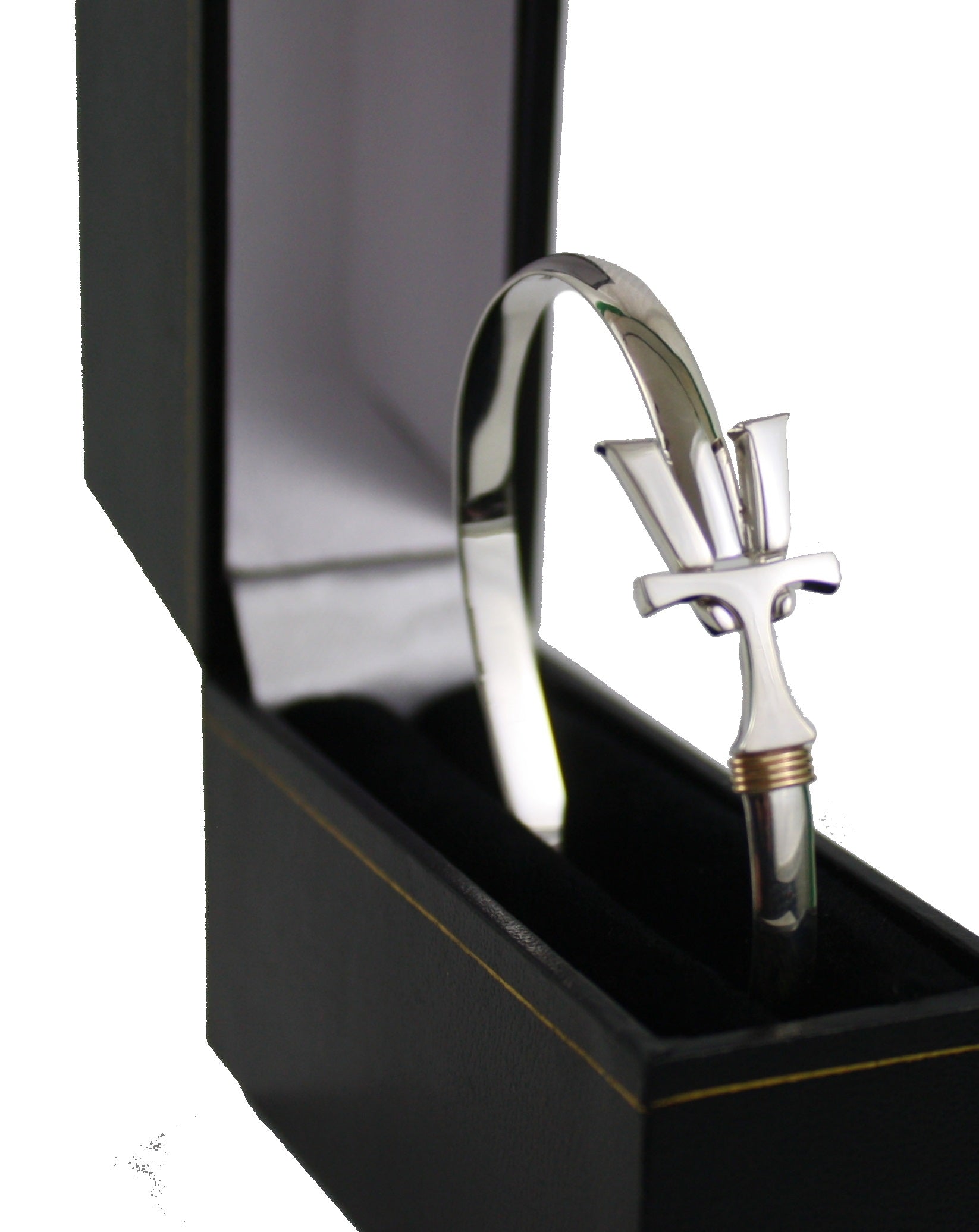 Vermont   Hook Bracelet Silver - 5mm Band - 8.5 Inch
