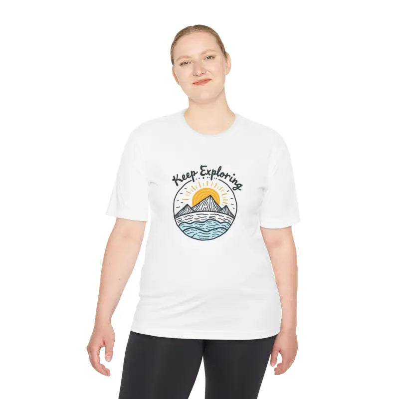 Ocean State Styles Keep Exploring Quick Dry Unisex T Shirt