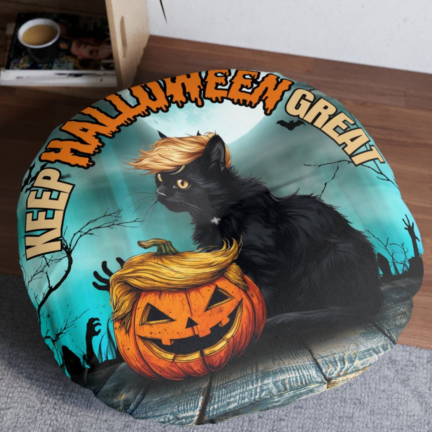 Keep Halloween Great Tufted Floor Pillow