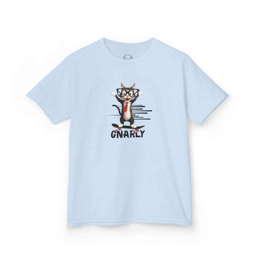 Kids Gnarly Cat Tee - Fun and Playful Cotton T-Shirt for Children